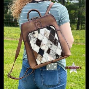 STS Diamond Cowhide Backpack NWOT